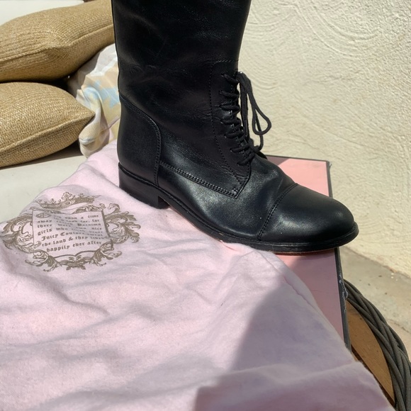 Black Leather Riding Boots Juicy Couture Women’s Size 9
Equestrian Lace Up Tall - Picture 13 of 16